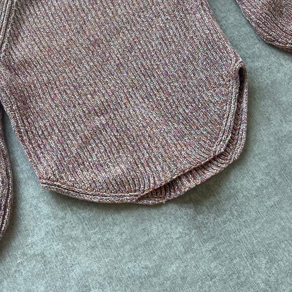 Frame Denim Cotton Knit Marled Sweater - Picture 4 of 4